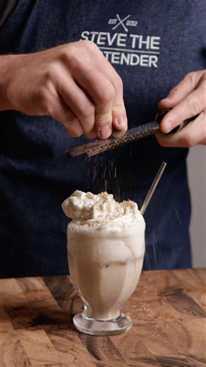 Rum Dessert Cocktail #cocktailrecipe