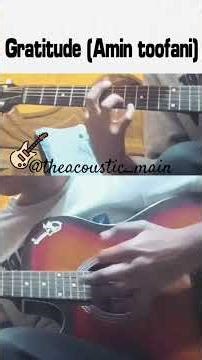 Gratitude by amin toofani 🔥🔥🔥| Flamenco strumming| on acoustic guitar 🎸|Sub for more