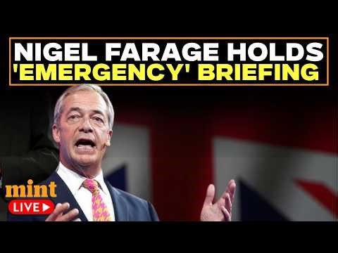 Nigel Farage LIVE | Reform UK Press Briefing | Nigel Farage Slams UK PM Keir Starmer |Migrant Crisis