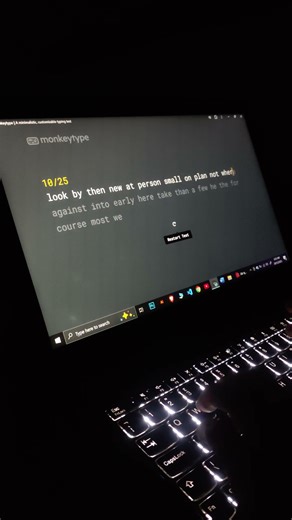 Day 5 of learning typing | satisfying typing ASMR #asmr #typing