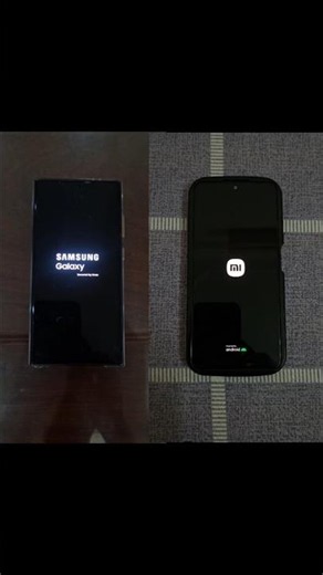 Galaxy S24 Ultra(One UI 8.5) vs Redmi Note 11 Pro Boot Up Test #smartphone #samsung #xiaomi