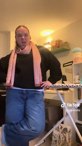 Recreating the Striped Scarf with Eldon Cashmere