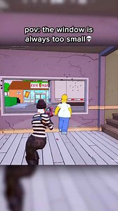 Homer was panicking😭