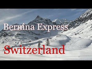 Bernina Express Winter / Chur to Tirano Switzerland 4K