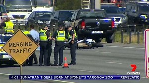 The Monash Freeway has reopened after massive delays following a horrific smash that killed a motorcyclist. Report on 7 News at 6.00pm | www.7plus.com.au/news #7News | 7NEWS Melbourne