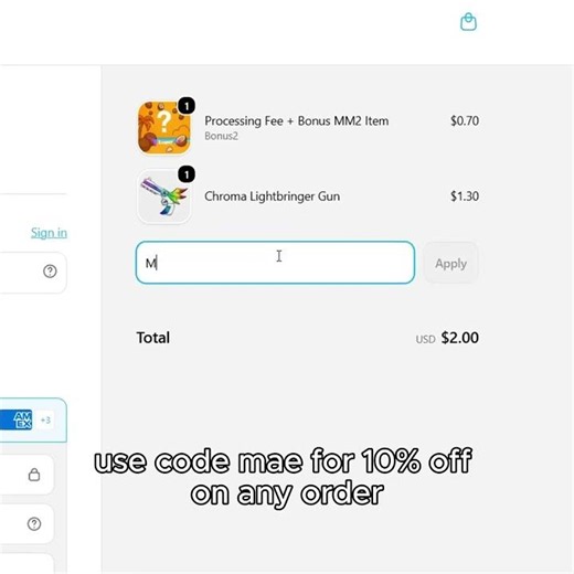 how to get mm2 weapons /Use code "MAE" for 10% on any order at luger gg #mm2 #roblox #murdermystery2