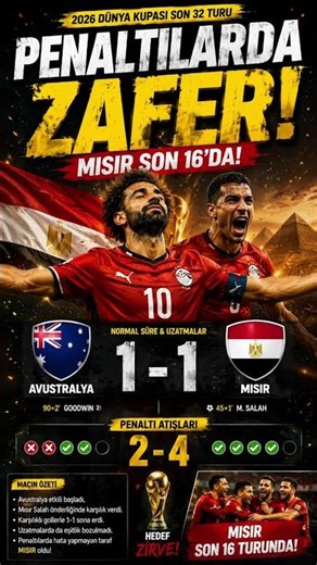 Avustralya-Mısır Maçı #mısır #avustralya #dünyakupası2026 maç sonucu #futbol #shorst