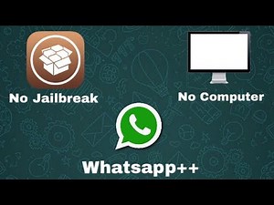 How To Instal whatsapp++ No Jailbreak No Computer