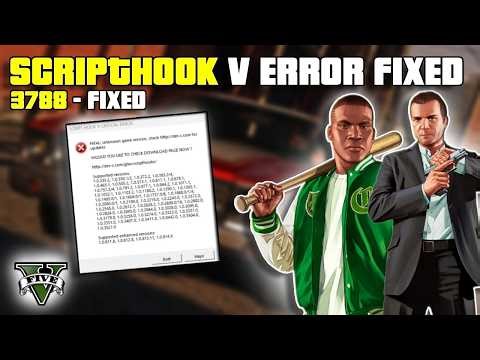 “Script Hook V Error Fix in GTA 5 (Latest Patch 2026 Working)”