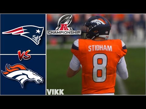 Patriots vs Broncos AFC Championship Full Game Simulation | Madden 26