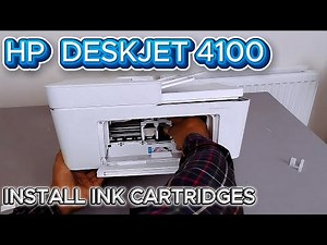 How To Install and Replace Ink Cartridges for HP Deskjet Plus 4100