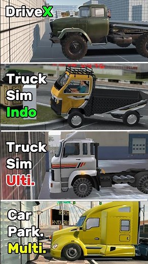 Truck Crashes in Top Mobile Games 🤔😱🔥