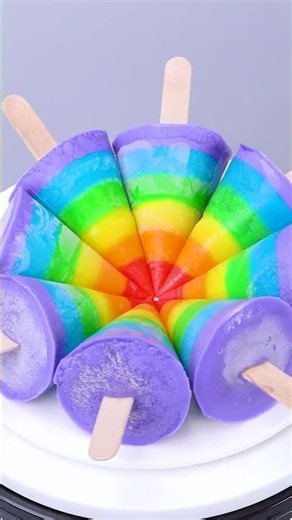 The Coolest Rainbow Treat Ever 🌈❄️ #shorts #viralshorts