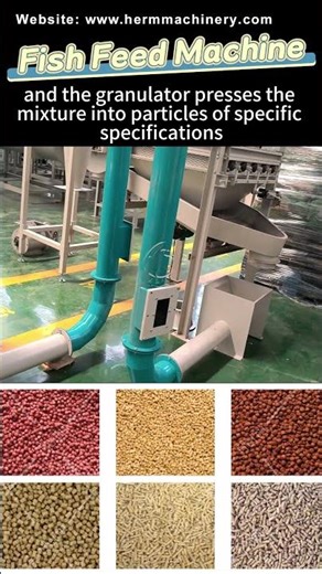 Dry Type Floating Fish Feed Mill Machine Supplier - Herm Machinery #fishfeedmakingmachine