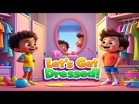 Let’s Get Dressed | Fun Kids Getting Ready Song | Learn to Dress Up