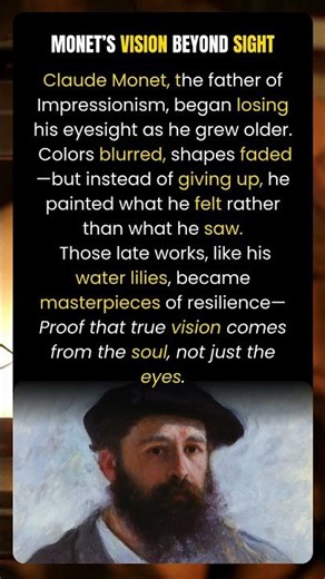 When Monet Couldn’t See, He Painted Anyway