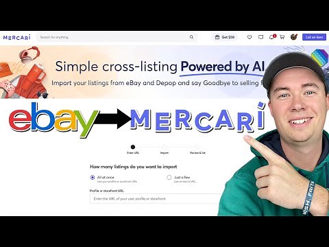 How to Crosslist eBay Listings into Mercari for FREE with This New AI Importing Tool!