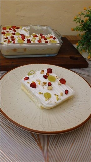 Custard Bread Pudding recipe 😍#trending #viral #dessert #shorts