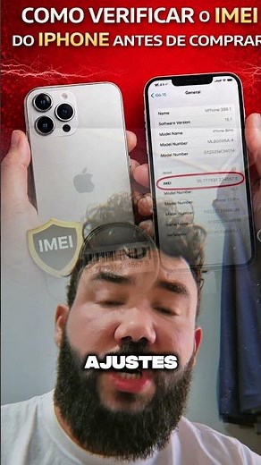 Onde achar o IMEI do iPhone? #smartphone #tecnologia #android #dicas