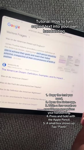 Only works on the newer iPads I think #tutorial #ipad #copy #fyp #fyy | Notes On IPad