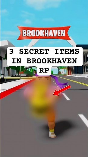 3 Secret Items In Brookhaven RP 🏡 #roblox #brookhaven