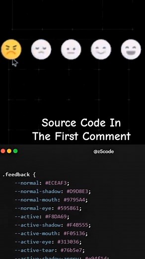2.4K views | Feedback Reactions انميشن الرموز التعبيرية  Source Code : https://z5code.blogspot.com/2025/11/feedback-reactions.html #z5code #neonhover #neoneffect #neonicons #hoveranimation #uieffects #uianimation #frontenddesign #webdesign #csshover #javascriptui #neonbutton #gloweffect #modernui #uidesigntrends #neonart #neonlightdesign | Z5 CODE | Facebook
