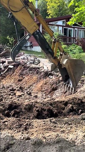 Starting the dig !!!! #construction #diy #backhoeloader