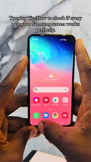 “Your Samsung already knows if the screen is damaged 😳 Check before you waste money on repairs 🔧📱” “Hidden Samsung screen test most users don’t know about 🤯 No app. No stress.” #samsungtips #hiddenfeatures #fyp #PhoneRepairTips #TechTok