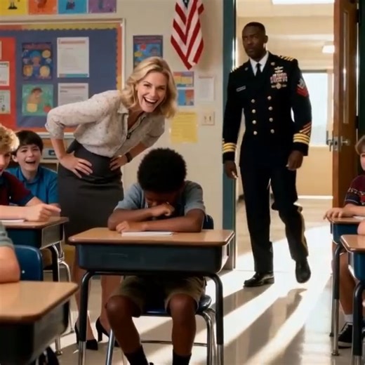 During a lesson at school an 11‑year‑old boy was mocked by his teacher and classmates who called him an inventor and laughed at his worn‑out clothes no one Follow the link. 👉👉 https://reliable.armpressmedia.com/2025/10/19/a-child-was-mocked-by-the-teacher-and-class-but-what-happened-minutes-later-silenced-everyone/ knew anything about his home life and when the teacher asked each child what their parents did the boy stayed silent and finally admitted his parents didn’t work which triggered ins