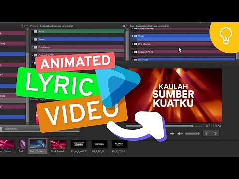 Ini Caranya Main Lyric Video di EasyWorship 7!