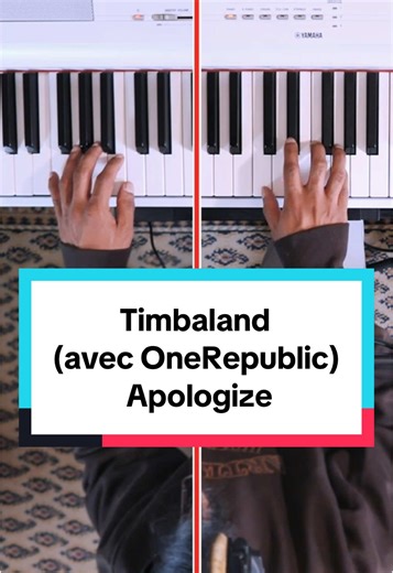 Piano Tutorial for Timbaland & OneRepublic's Apologize