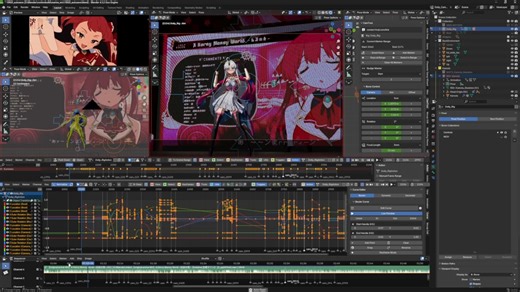确认摄像机插件的运行情况、练习手K摄像机关键帧以及练习合成