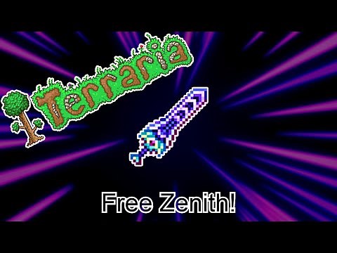 How To Get The ZENITH For FREE! I Terraria 1 4 Journey's End
