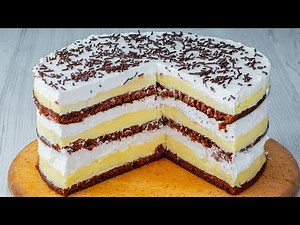 Ne használj sütőt! Krémes torta, serpenyőben sült lapokból