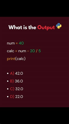 Coding Race on Instagram: "Comment Your Answer ❓ . . . . . . . . #programmerlife #javascript #backenddevelopment #programmingmemes #webdeveloper #codingmemes #python #reels #webdevelopment #frontenddevelopment #machinelearning #coding #vrtech #fullstackdeveloper #html #python3 #developer #backenddeveloper #programmerslife #css #frontend #trending #airtificialintelligence #web3 #programmer #coders #coding #hacking #webdeveloperlife"