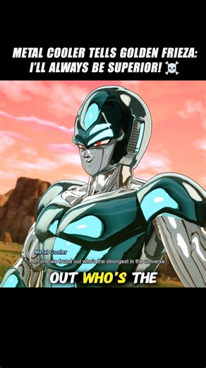 Metal Cooler Tells Golden Frieza: I’ll Always Be Superior! 🤯 #crashout #cooler #sparkingzero #dbz