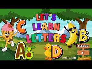 Learn Letters A-Z with Fun & Colorful Characters | ABC Alphabet for Kids