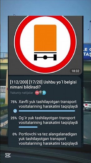 AVTO. TEST SAVOLLARI