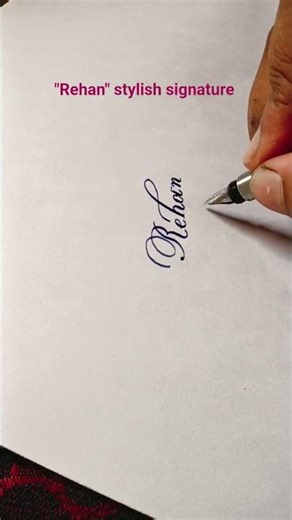 stylish cursive writing signature #handwriting