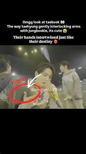 omgg taehyung interlocking his arm with Jungkook!! #taekook #viral #shortsfeed #shorts #bts #kpop