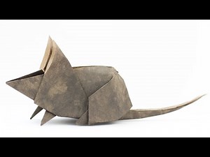 Origami Mouse. Paper animals