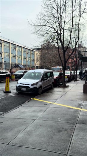 FDNY Engine 74 responding to an automatic alarm directly across from their firehouse.