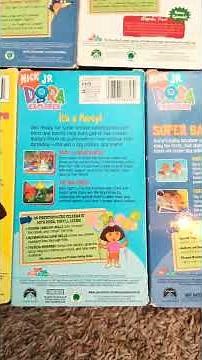 My Fully Completed Dora The Explorer VHS Collection
