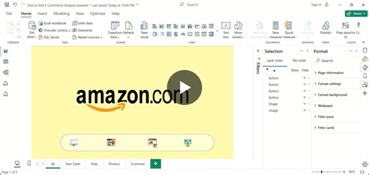 #powerbi #dashboarddesign #businessintelligence #dataanalytics #powerbidashboard #ecommerceanalytics #salesanalytics #amazondashboard #datavisualization #biprojects #analyticsproject… | CHIRPPARASAN S
