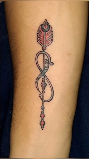 Infinity + Arrow Tattoo, Simple Yet Classy! 😍
