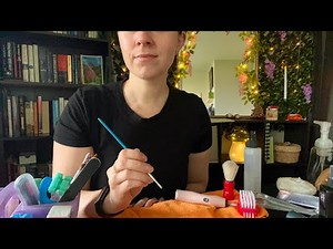 ASMR Manicure | Spring Formal Series Pt 4 brushing, rummaging, spray, fabric sounds