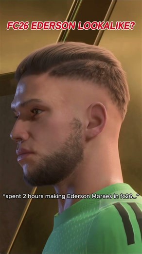 “spent 2 hours making Ederson Moraes in fc26…” #shorts