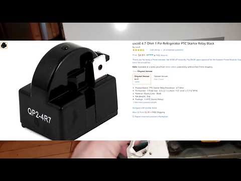Chest Freezer Starter Relay Replacement (Different Relay) - Magic Chef HMCF7W2 (Fix It)