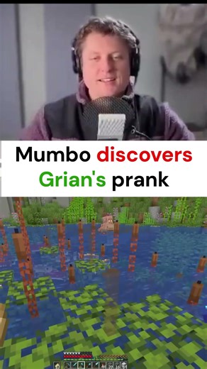 Mumbo Discovers the PRANK! #hermitcraft11 #mumbojumbo #grian #minecraftshorts