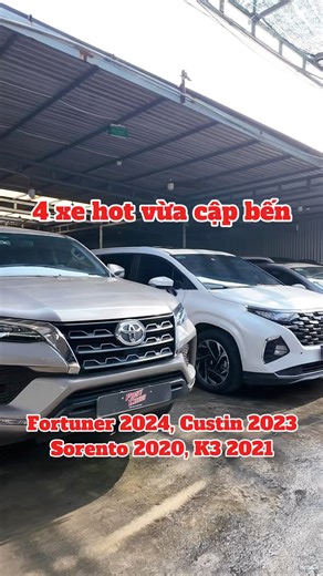 4 xe vừa cập bến: Fortuner 2024 máy dầu, Custin 2023, K3 2021, CX-5 2018, Accent 2020,… ☎️ 0947.349.457 Xuân Phúc | Xuân Phúc Ô Tô Cũ HCM